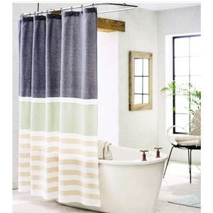 Threshold shower curtain textured stripe, 72x72